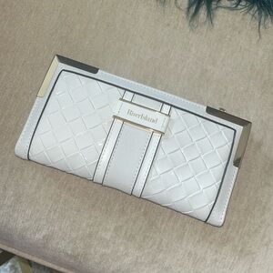 River island white wallet